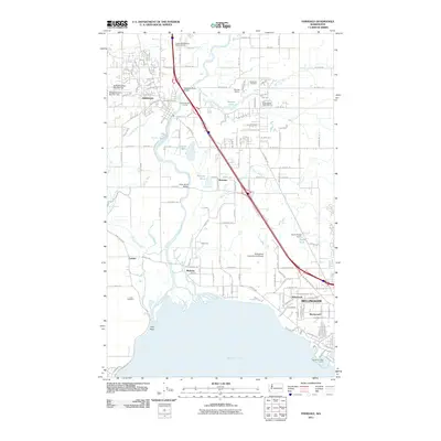 2011 Map of Ferndale, 2011 Print
