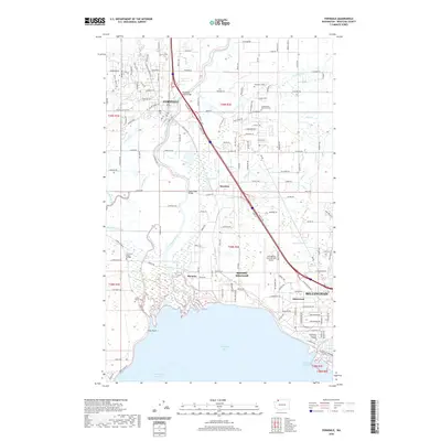 2020 Map of Ferndale, 2020 Print