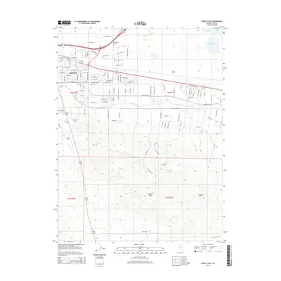 2014 Map of Fernley East, 2014 Print