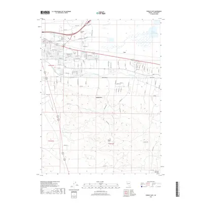 2018 Map of Fernley East, 2018 Print