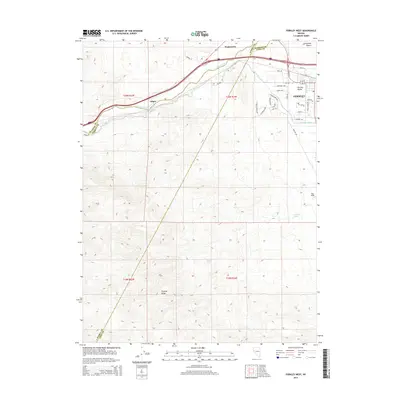 2014 Map of Fernley West, 2014 Print