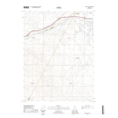 2018 Map of Fernley West, 2018 Print