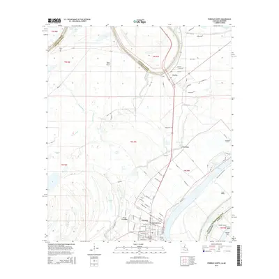 2015 Map of Ferriday North, 2015 Print