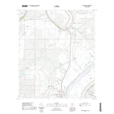 2020 Map of Ferriday North, 2020 Print