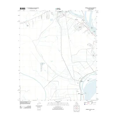 2012 Map of Ferriday South, 2012 Print