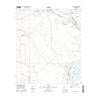 2015 Map of Ferriday South, 2015 Print