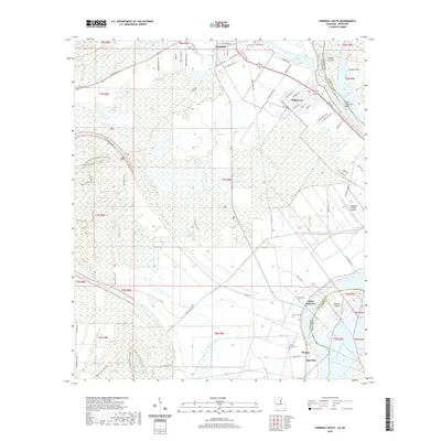 2020 Map of Ferriday South, 2020 Print
