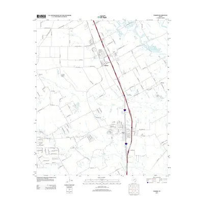 2012 Map of Ferris, 2012 Print