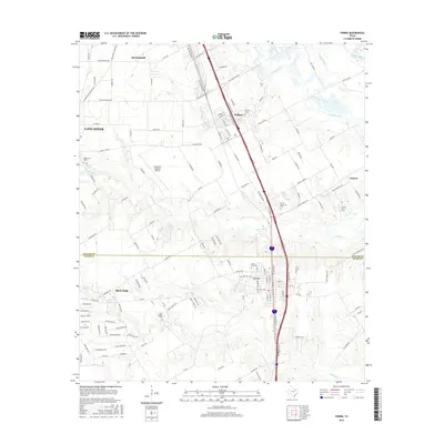 2016 Map of Ferris, 2016 Print