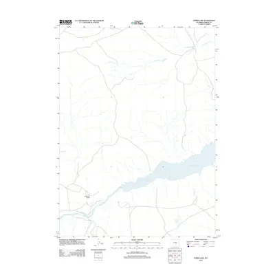 2012 Map of Ferris Lake, 2012 Print