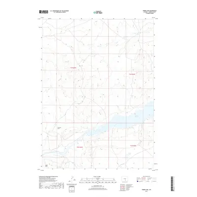 2017 Map of Ferris Lake, 2017 Print