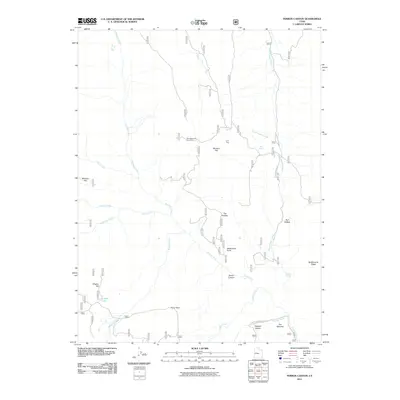 2011 Map of Ferron Canyon, 2011 Print