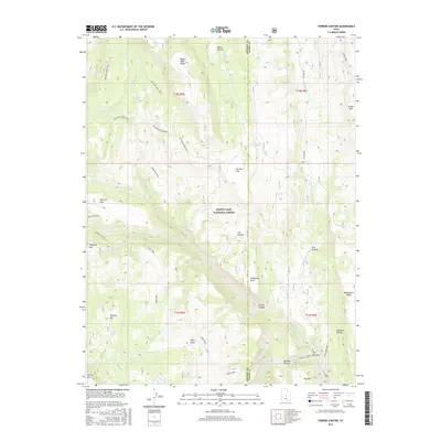 2017 Map of Ferron Canyon, 2017 Print