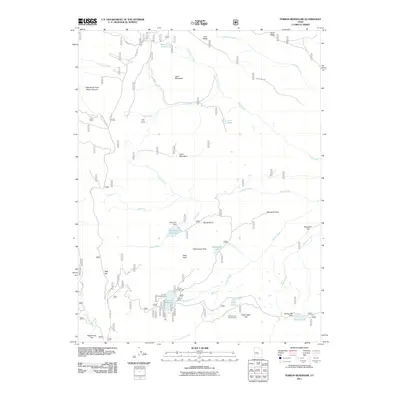 2011 Map of Ferron Reservoir, 2011 Print