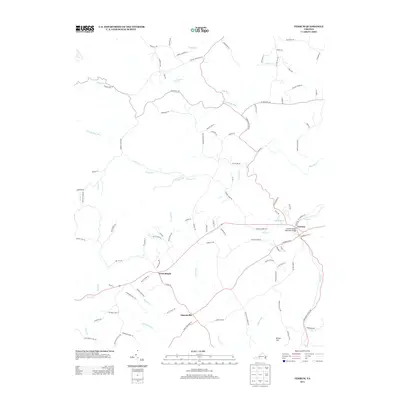 2013 Map of Ferrum, 2013 Print