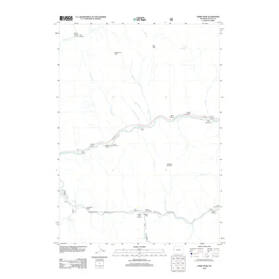 2012 Map of Ferry Peak, 2012 Print