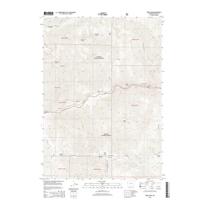 2015 Map of Ferry Peak, 2015 Print