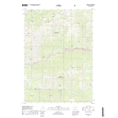2017 Map of Ferry Peak, 2017 Print