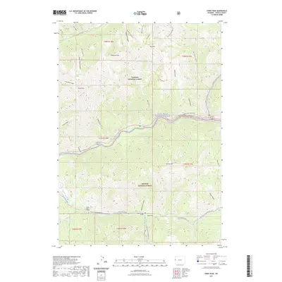 2021 Map of Ferry Peak, 2021 Print