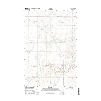 2016 Map of Fertile, 2016 Print