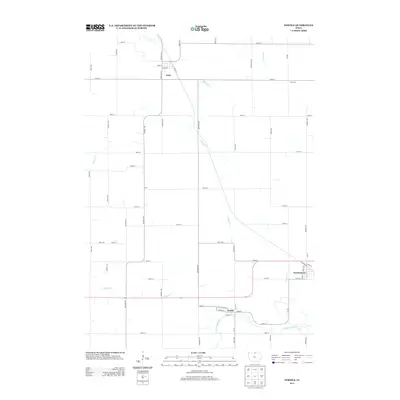 2013 Map of Fertile, 2013 Print