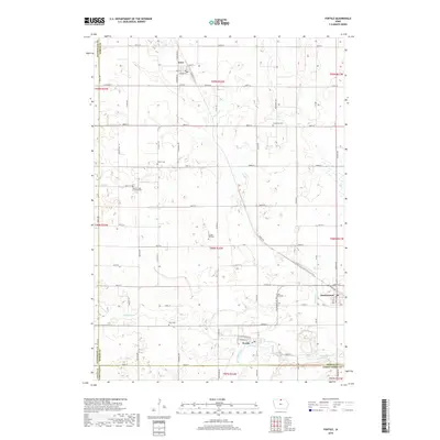 2018 Map of Fertile, 2018 Print