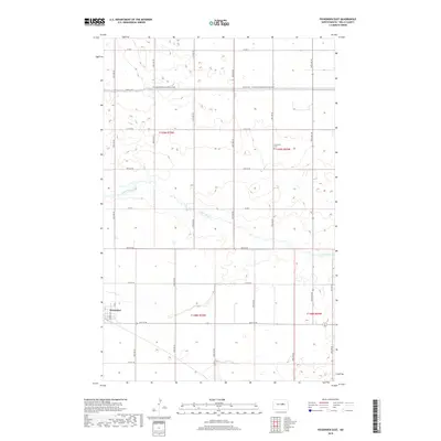 2018 Map of Fessenden East, 2018 Print