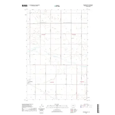 2020 Map of Fessenden East, 2020 Print