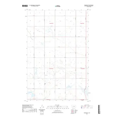 2020 Map of Fessenden SW, 2020 Print