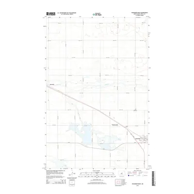2014 Map of Fessenden West, 2014 Print