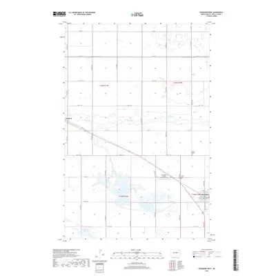 2018 Map of Fessenden West, 2018 Print