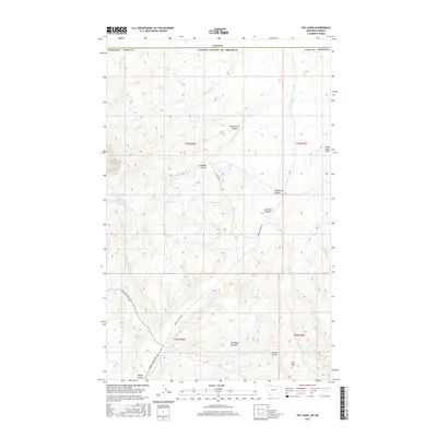 2017 Map of Fey Lakes, 2017 Print