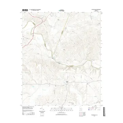 2014 Map of Fickling Mill, 2014 Print