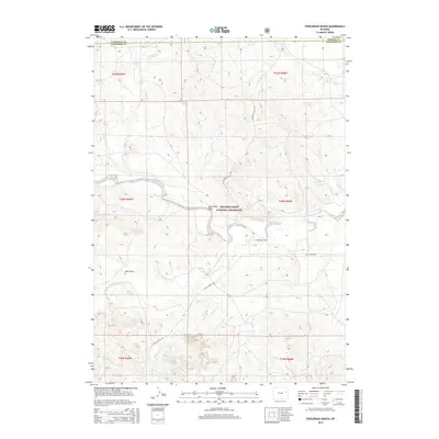 2015 Map of Fiddleback Ranch, 2015 Print