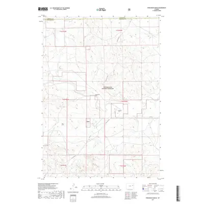 2017 Map of Fiddleback Ranch, 2017 Print