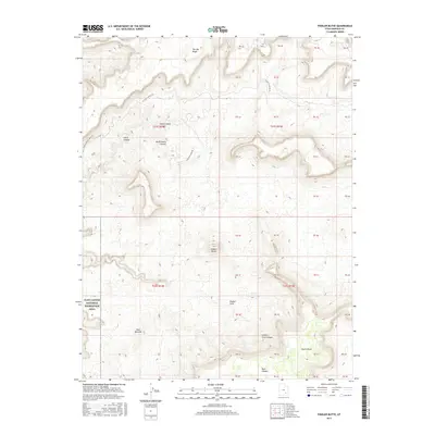 2017 Map of Fiddler Butte, 2017 Print