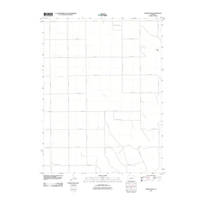 2010 Map of Fiddler Peak, 2010 Print