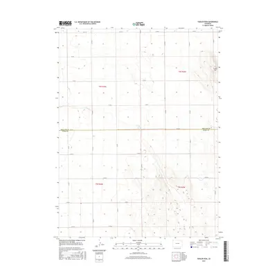 2016 Map of Fiddler Peak, 2016 Print
