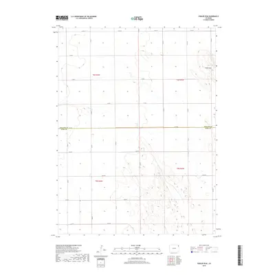2019 Map of Fiddler Peak, 2019 Print