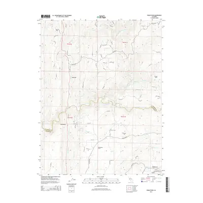 2015 Map of Fiddletown, 2015 Print