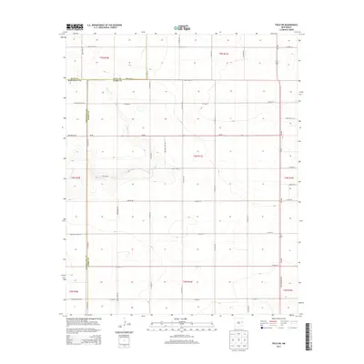2013 Map of Field SW, 2013 Print
