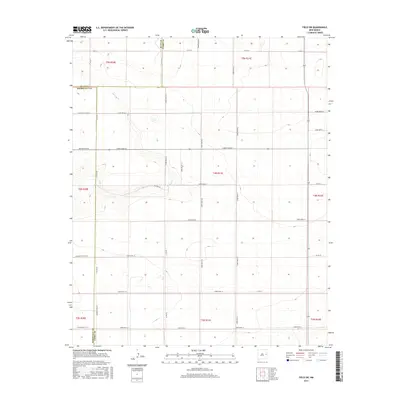 2017 Map of Field SW, 2017 Print