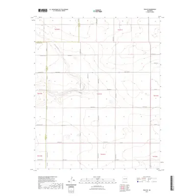 2023 Map of Field SW, 2023 Print