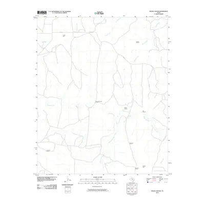 2010 Map of Fields Canyon, 2010 Print