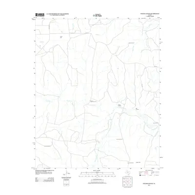 2012 Map of Fields Canyon, 2012 Print