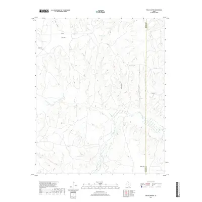 2019 Map of Fields Canyon, 2019 Print