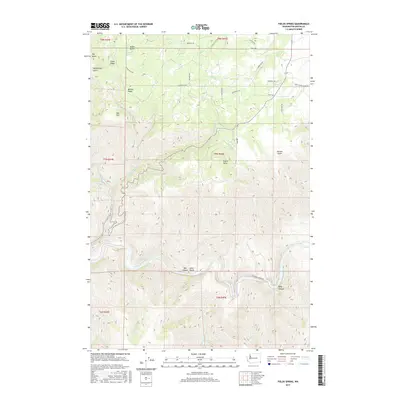 2017 Map of Fields Spring, 2017 Print