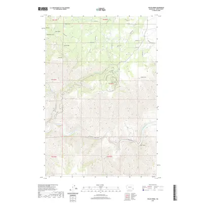 2020 Map of Fields Spring, 2020 Print
