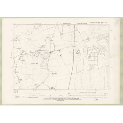 1893 Map of Fife and Kinross Sheet IV.NE, 1896 Print
