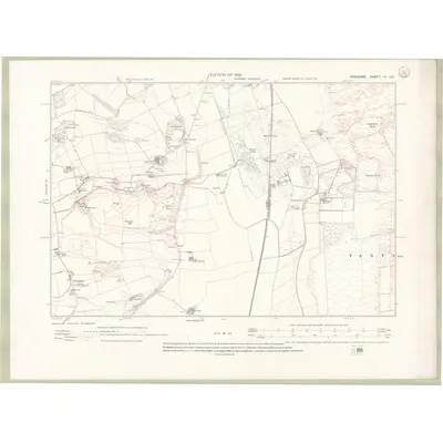 1912 Map of Fife and Kinross Sheet IV.NE, 1919 Print